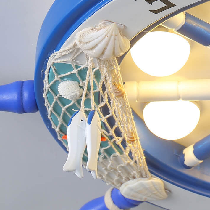 Frendorf | NautiGlow Kinderzimmer LED Deckenlampe | Segelboot-Design | Cartoon-Stil | Stimmungsvolle Beleuchtung