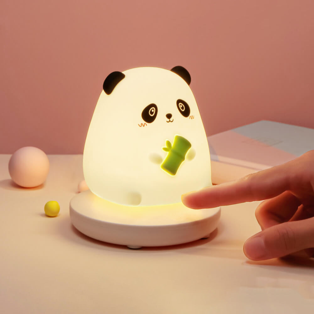Frendorf | Luminio PalsTier Nachtlicht | Kreatives Silikondesign | Wiederaufladbar via USB | Deko-Tischlampe für Kinder
