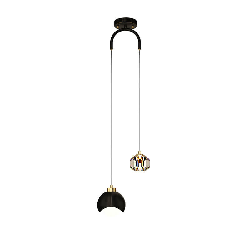 Frendorf | AstraLux Island LED Pendelleuchte | Modern | Luxus Design | Eisen und Messing | Deko für Zuhause