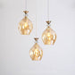 Frendorf | AuroSphere Gradient Glas Pendelleuchte | 1/3 Lichter | Insellicht | Modernes Design für Esszimmer & Küche