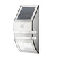 Frendorf | SolarRay Trapezoid LED Wandleuchte | Edelstahl | Bewegungssensor | Solarbetrieben | Outdoor Gartenlicht