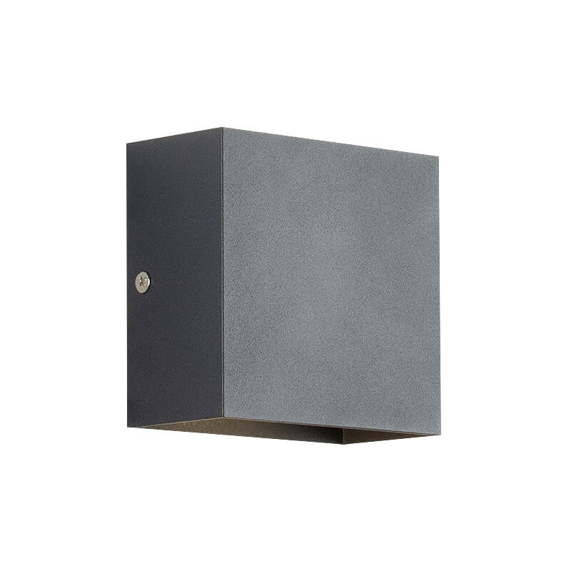 Moderne Minimalistische Quadratische Aluminium LED Wandleuchte