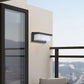Modern Minimalist Solar Rechteck PC LED Außen Wandleuchte Lampe Für Außenpatio