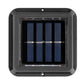 Frendorf | EcoVerta Solar LED Leuchte | Quadratisch & Wasserdicht | Für Garten, Balkon & Außenbereich