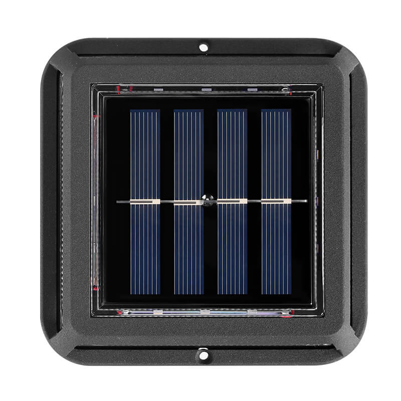Frendorf | EcoVerta Solar LED Leuchte | Quadratisch & Wasserdicht | Für Garten, Balkon & Außenbereich