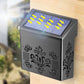 Solar Outdoor Square Hollow Design LED Patio Decoration Wandlampe