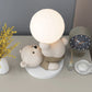 Frendorf | MoonBear Touch Lampe | LED Nachtlicht Teddybär | Stimmungslicht & Kinderzimmer Dekoration