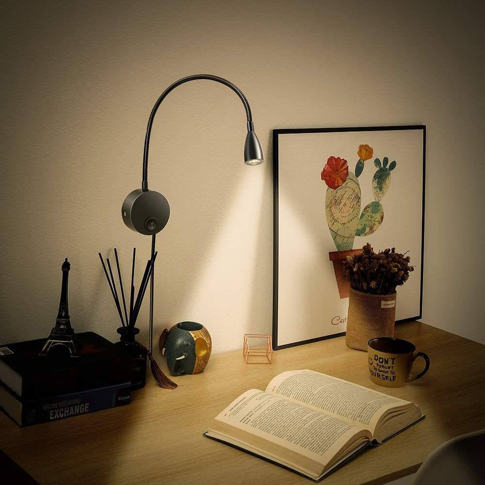 Moderne einfache Hose Spotlight drehbare LED Lese-Wandleuchte Lampen