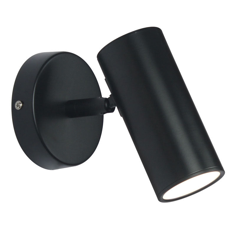 Moderne Einfachheit Plattierte Zylindrische Spotlicht 1-Licht Lese Wandleuchte Lampe