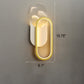Leichte Luxuriöse Feder Effekt Acryl Geometrische LED Wand Sconce Lampe
