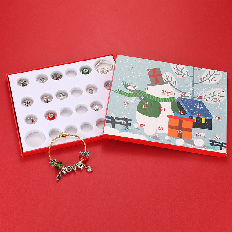 Frendorf | 24 Days Countdown Calendar DIY Christmas Advent Calendar Bracelets Set