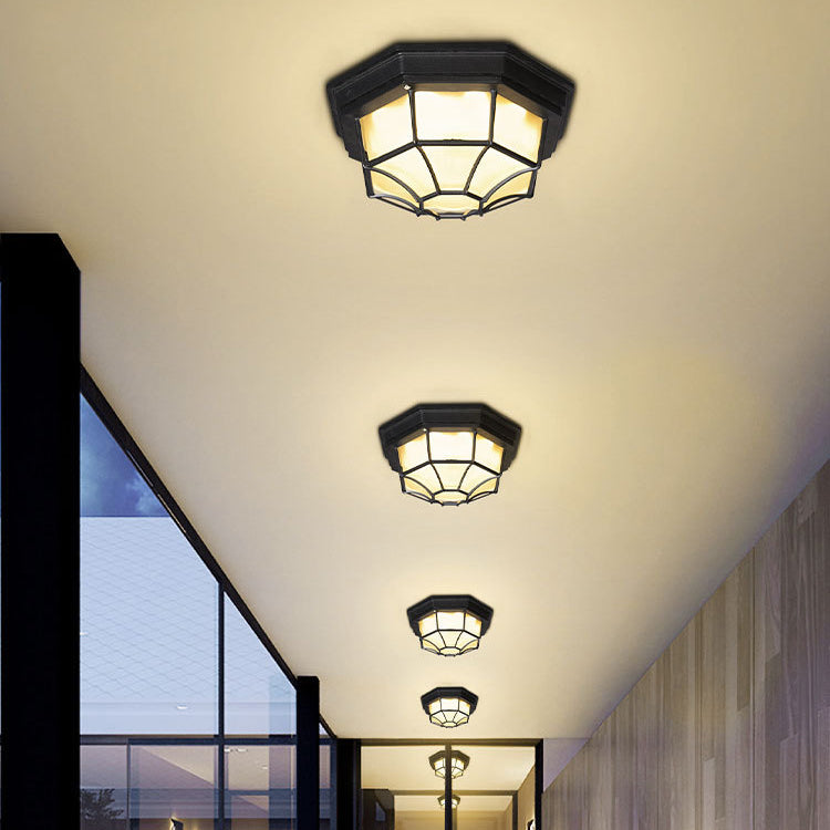 Frendorf | LunaShield Outdoor LED-Deckenleuchte | Wasserdicht | Aluminium | Rund & Achteckig | 3 Farbmodi
