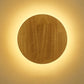Moderne Minimalistische Runde Irreguläre Oval Holz LED Wandleuchte Lampe Für Wohnzimmer