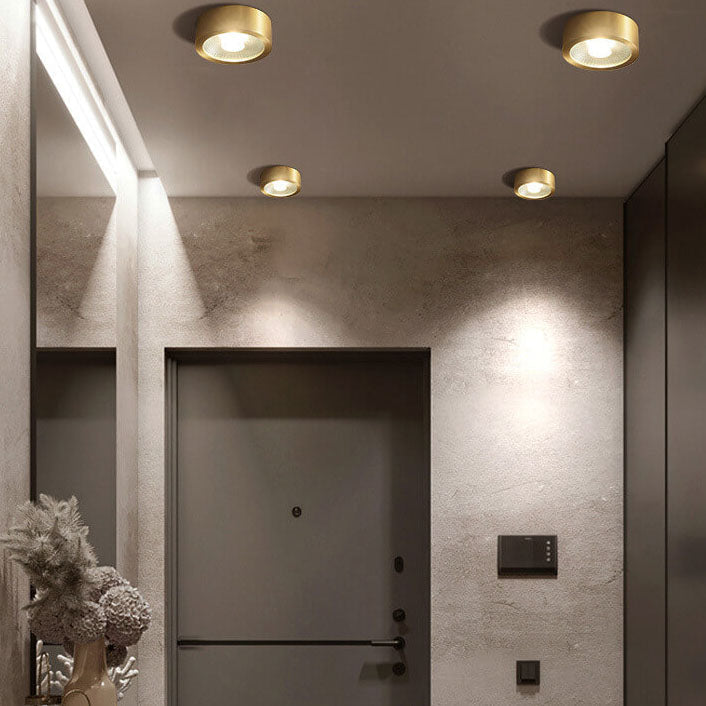 Frendorf | LumoLux Ultra-thin LED Deckenleuchte | Kupfer | Modernes Design | Dimmbare Deckenlampe | Energieeffizient | Stimmungslicht