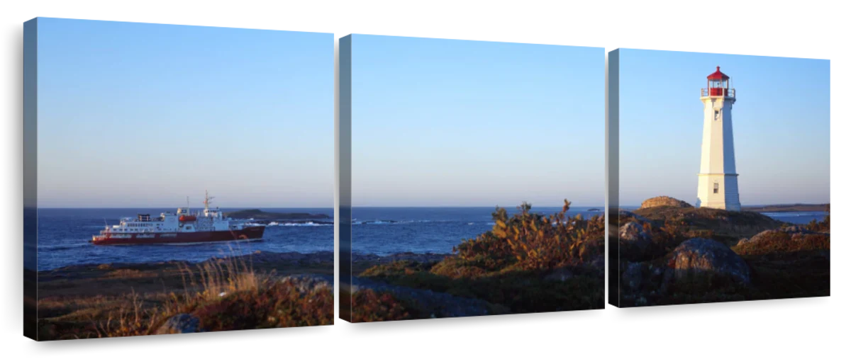 Frendorf | Louisbourg Leuchtturm An Der Küste Wandkunst