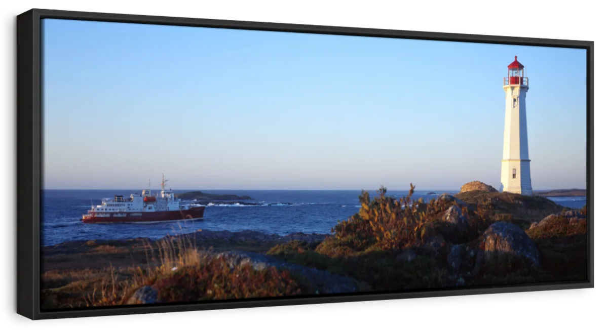 Frendorf | Louisbourg Leuchtturm An Der Küste Wandkunst