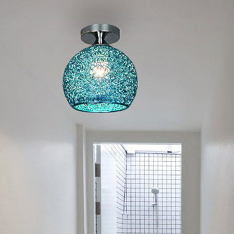 Frendorf | WeaveSphere Deckenleuchte | Skandinavisches Design | Geflochtene Kugel | 1-Licht | Perfekt für Flure und Wohnräume