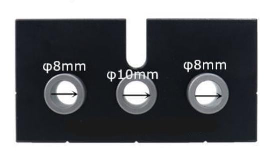 Frendorf | 3 in 1 verstellbarer Holzverarbeitungs-Bohrloch Locator Stanze Werkzeuge