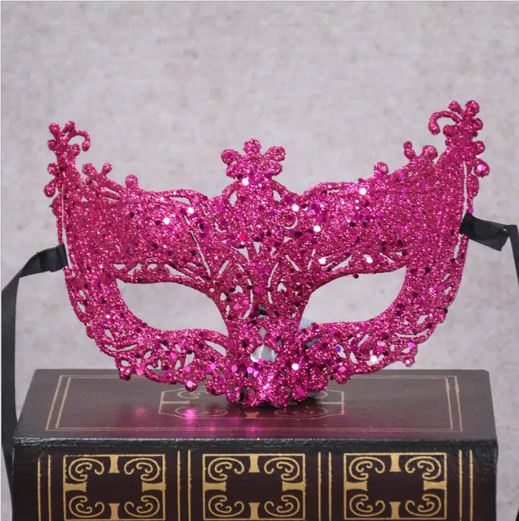 Frendorf | Abschlussball-Make-up-Kostüm, Spitzenmaske