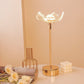 Nordic Light Luxury Acryl Blume Schmetterling Gold LED Tischlampe