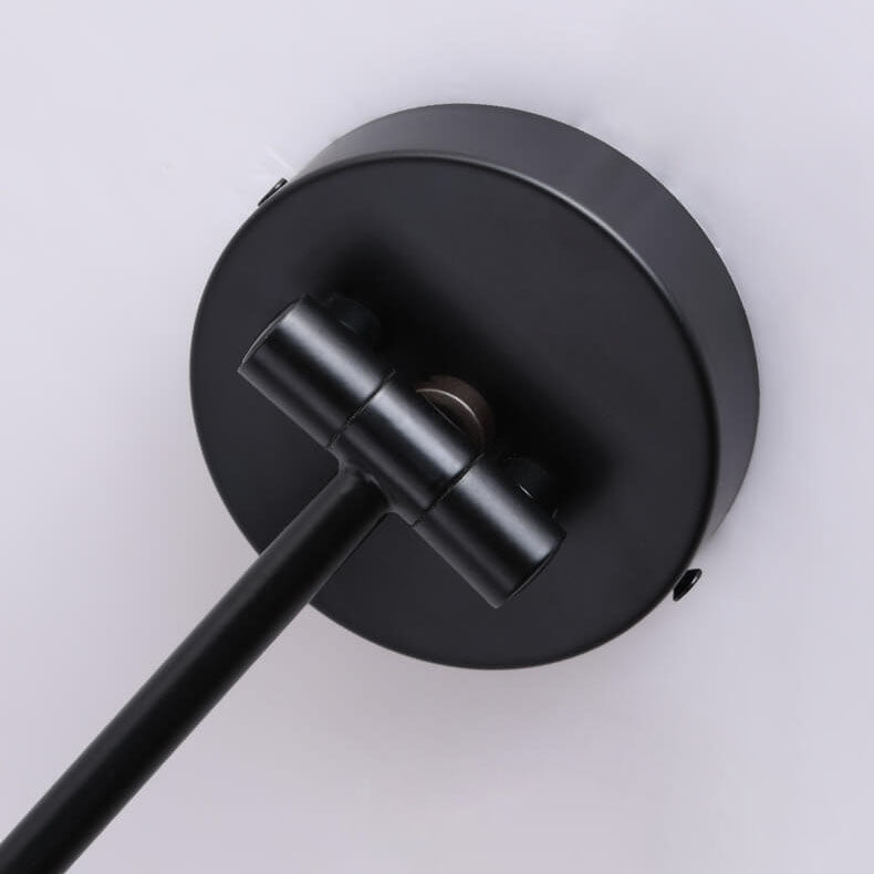 Frendorf | LumoNordic Minimalist Cone Swing Arm LED Wandlampe | Holzmaserung | Flexibler Schwenkarm | Stimmungslicht | Deko für Zuhause