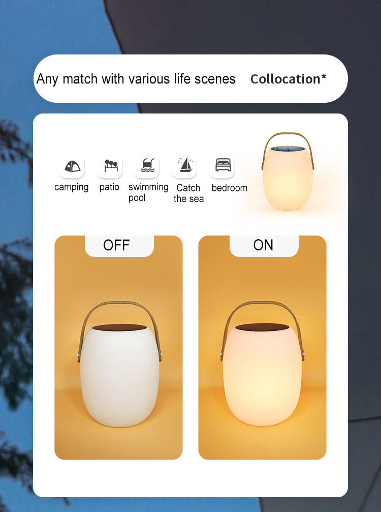 Frendorf | SunBasket Tragbare Solar LED Laterne | Wasserdichte Outdoor-Deko | Solarlicht für Garten & Terrasse