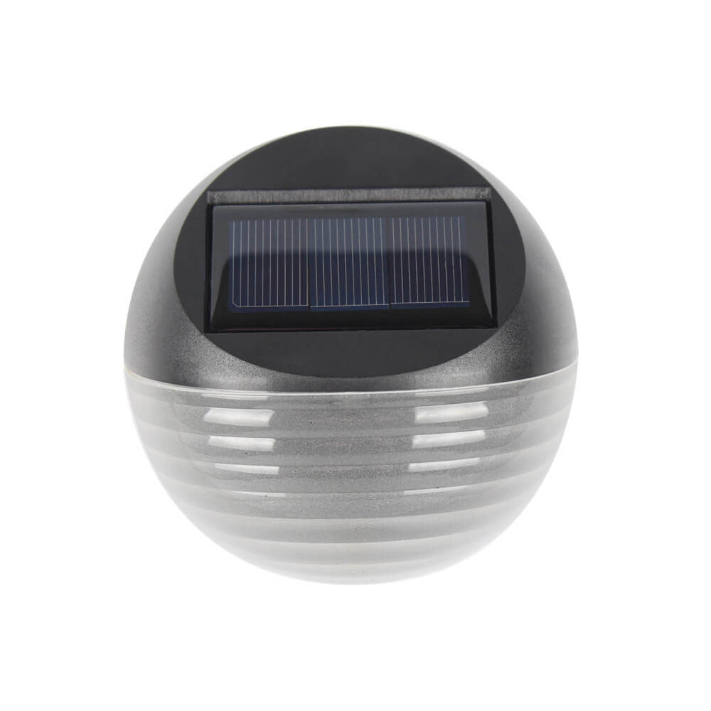 Frendorf | SolarArc LED Wandleuchte | Halbkreisdesign | Solarbetrieben | Außenlampe für Garten & Zaun | 6 LEDs