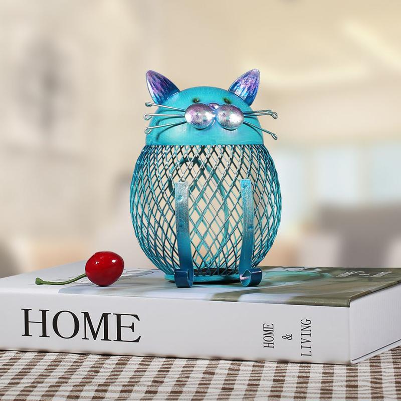 Frendorf | Künstlerische Blaue Kitty Sparbüchse