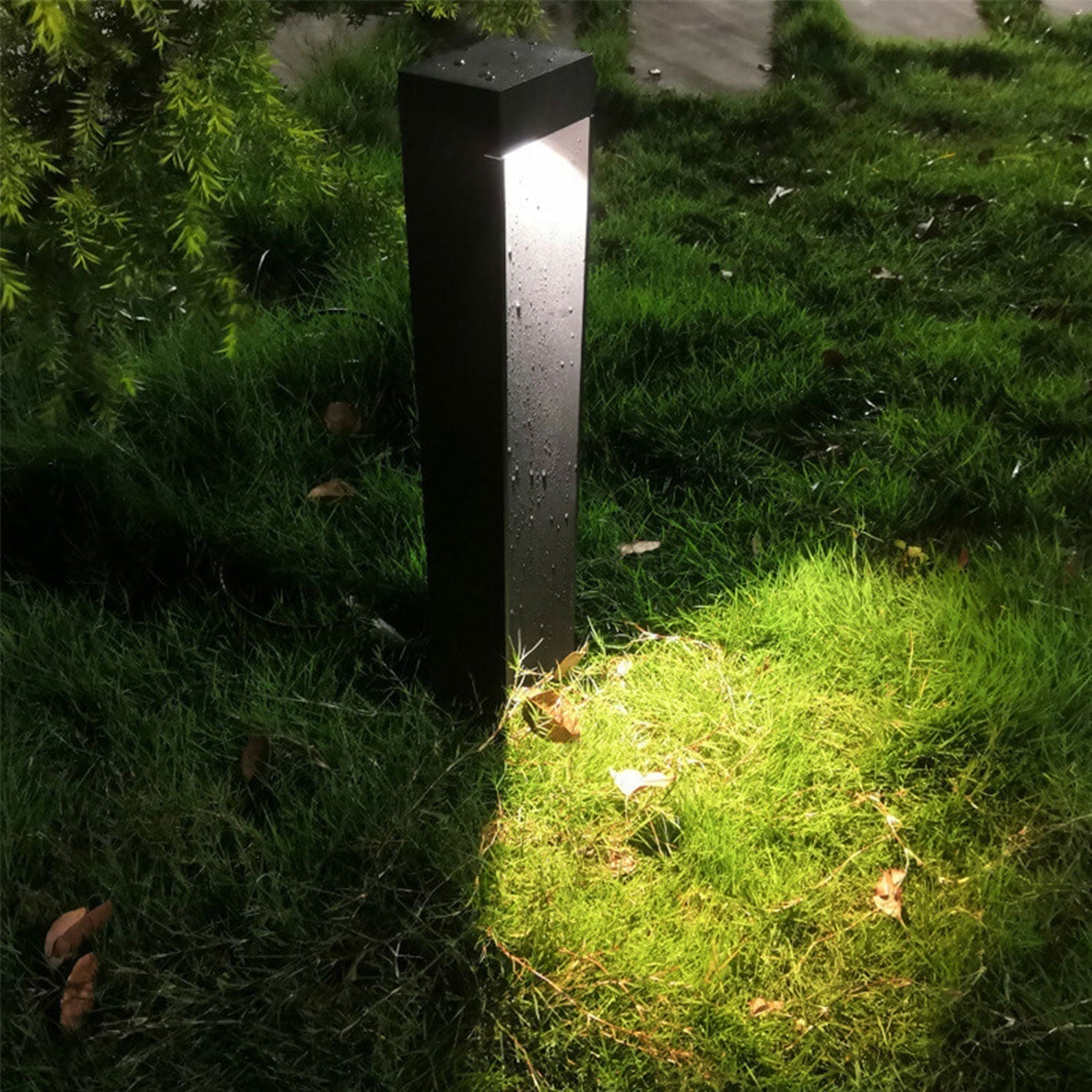 Frendorf | LumiPath Modern Square LED Gartenlampe | Aluminium | Outdoor Wegeleuchte | Energiesparend