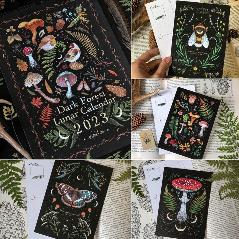 Frendorf | 2024 Dunkler Wald Mondkalender