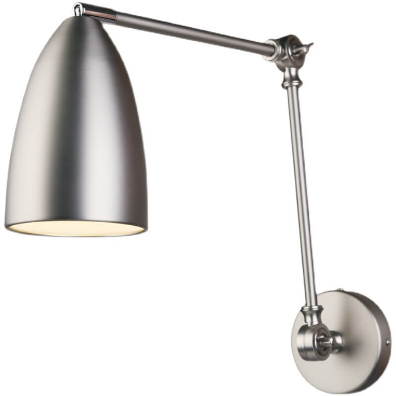 Frendorf | Flexiron Retro Industrial Schwenkarm Wandleuchte | Rotierbar & Ausziehbar | 1-Licht Design | Eisen-Lampe für Arbeits- & Wohnräume