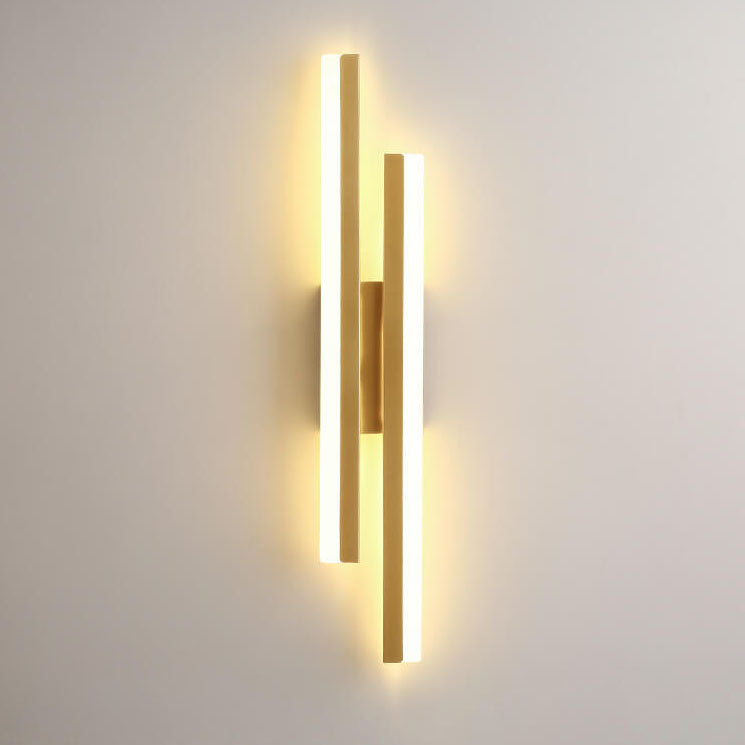 Frendorf | LuxLine Moderne LED Wandlampe | Minimalistisches Design | Eisen & Acryl | Dimmbares Licht