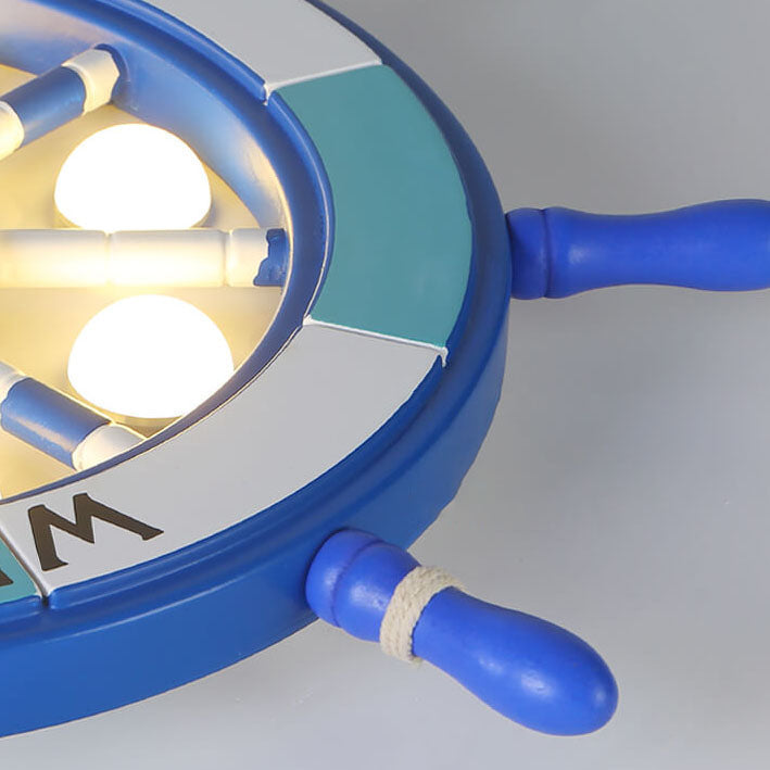 Frendorf | NautiGlow Kinderzimmer LED Deckenlampe | Segelboot-Design | Cartoon-Stil | Stimmungsvolle Beleuchtung