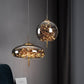 Frendorf | LumoSphere Nordic Pendelleuchte | Zylinder Oval Design | Glas-Lampe | Dimmbares LED Licht | Schlafzimmer & Wohnräume