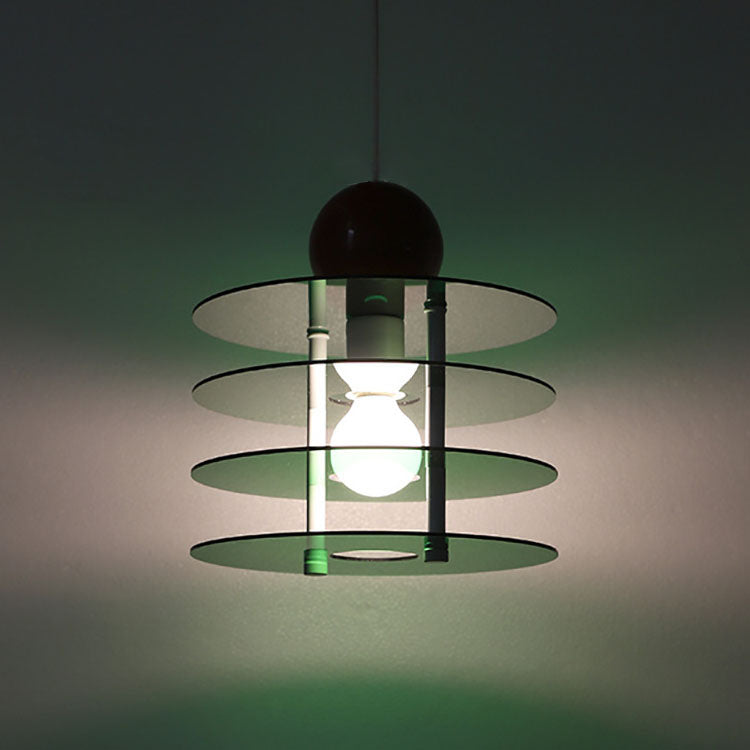 Frendorf | Aurova Nordic Acryl Pendelleuchte | Farbige Hängeleuchte | Modernes Design für Schlafzimmer & Wohnbereiche