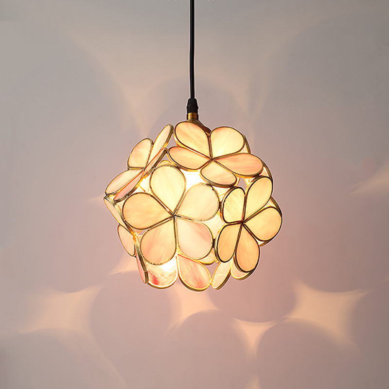 Frendorf | PetalGlow Glasblütenblatt-Pendelleuchte | Nordischer Stil | Elegantes Design für Ess- & Wohnzimmer