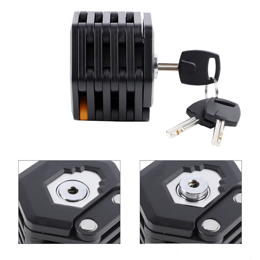 Faltbares Fahrradschloss | Sicher, Kompakt & Leicht - Veilock