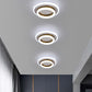 Simple Acrylic Square Circle Iron LED Deckenleuchte