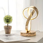 Lampe - Luxus Goldener Möbius-Ring Schreibtisch-Leselampe