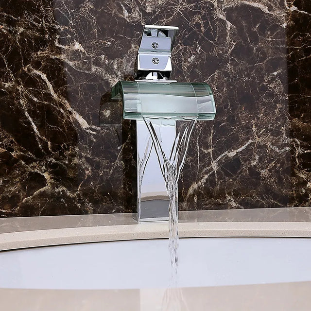 Frendorf | StreamFlow - Eleganter Wasserhahn mit Wasserfall für luxuriöse Badezimmer
