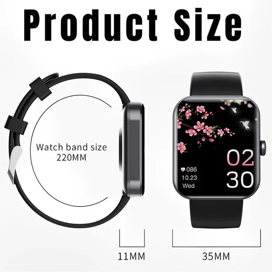Frendorf | Beste Smartwatch mit Blutzuckermonitor - Nicht-invasives Glukoseüberwachungssystemgerät
