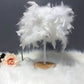 Nordic Creative Feather 1-Light Nachtlicht Dekorative Tischlampe