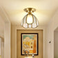 Frendorf | BrassCone Lux LED Deckenleuchte | Europäisches Design | Glas & Messing | Zeitloser Stil