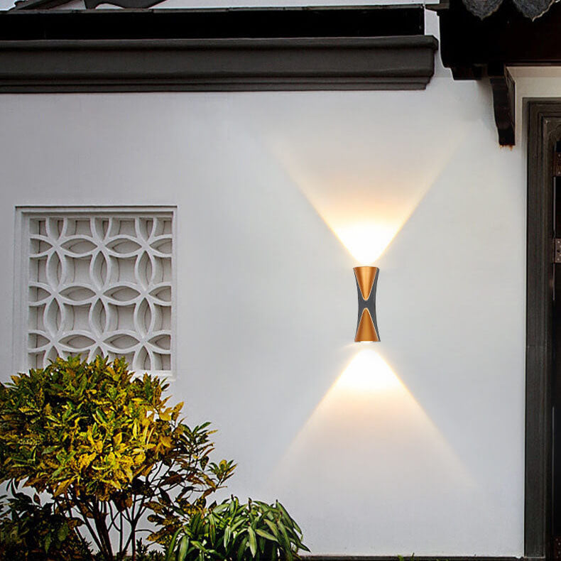 Einfacher Outdoor wasserdichter Aluminium Horn LED Wandleuchtenlampe