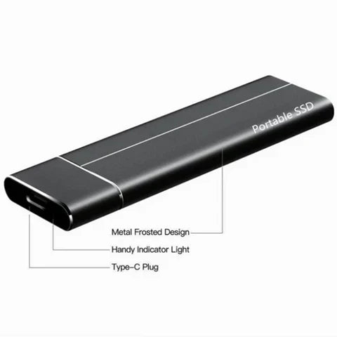 Frendorf | Tragbare SSD für großen Speicher – 5TB externe Festplatte mit blitzschnellen Übertragungsgeschwindigkeiten