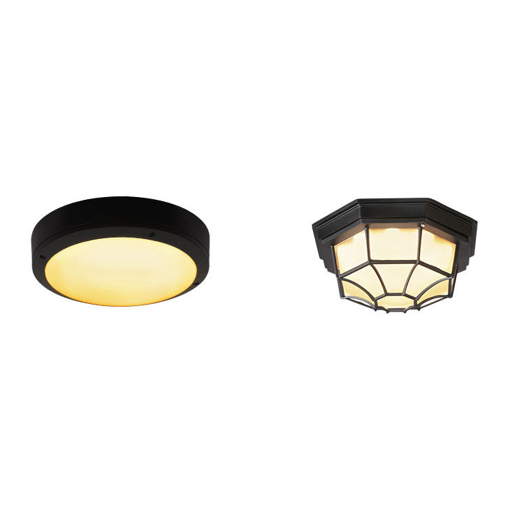Frendorf | LunaShield Outdoor LED-Deckenleuchte | Wasserdicht | Aluminium | Rund & Achteckig | 3 Farbmodi