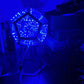 Frendorf | Novahedron LED Tischlampe | Unendliche Dodekaeder-Optik | Stimmungslicht | Kunstvolle Dekoration