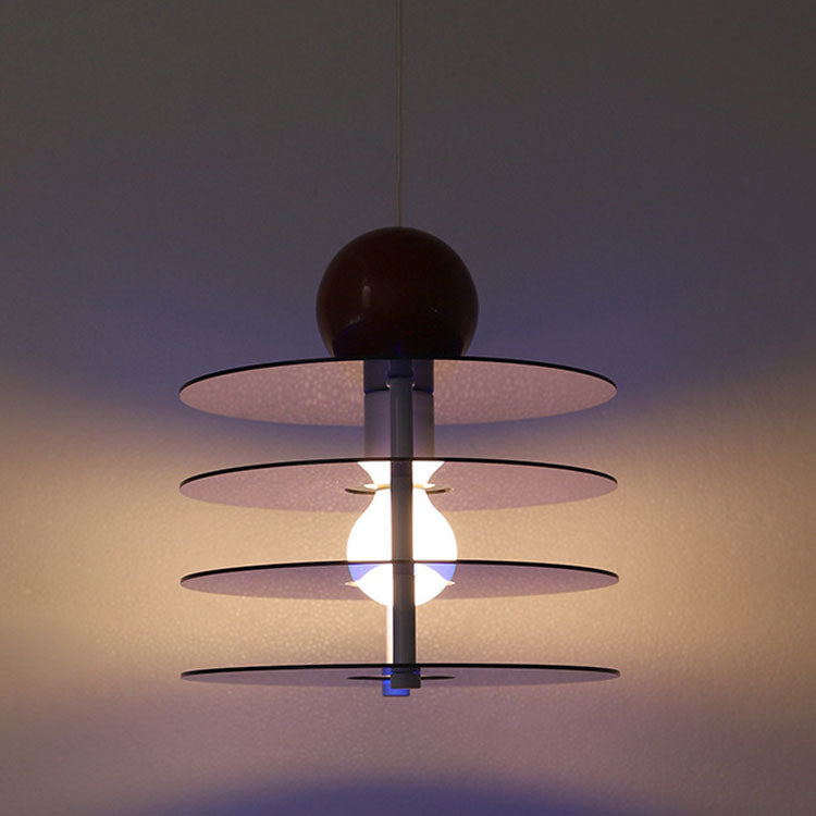 Frendorf | Aurova Nordic Acryl Pendelleuchte | Farbige Hängeleuchte | Modernes Design für Schlafzimmer & Wohnbereiche