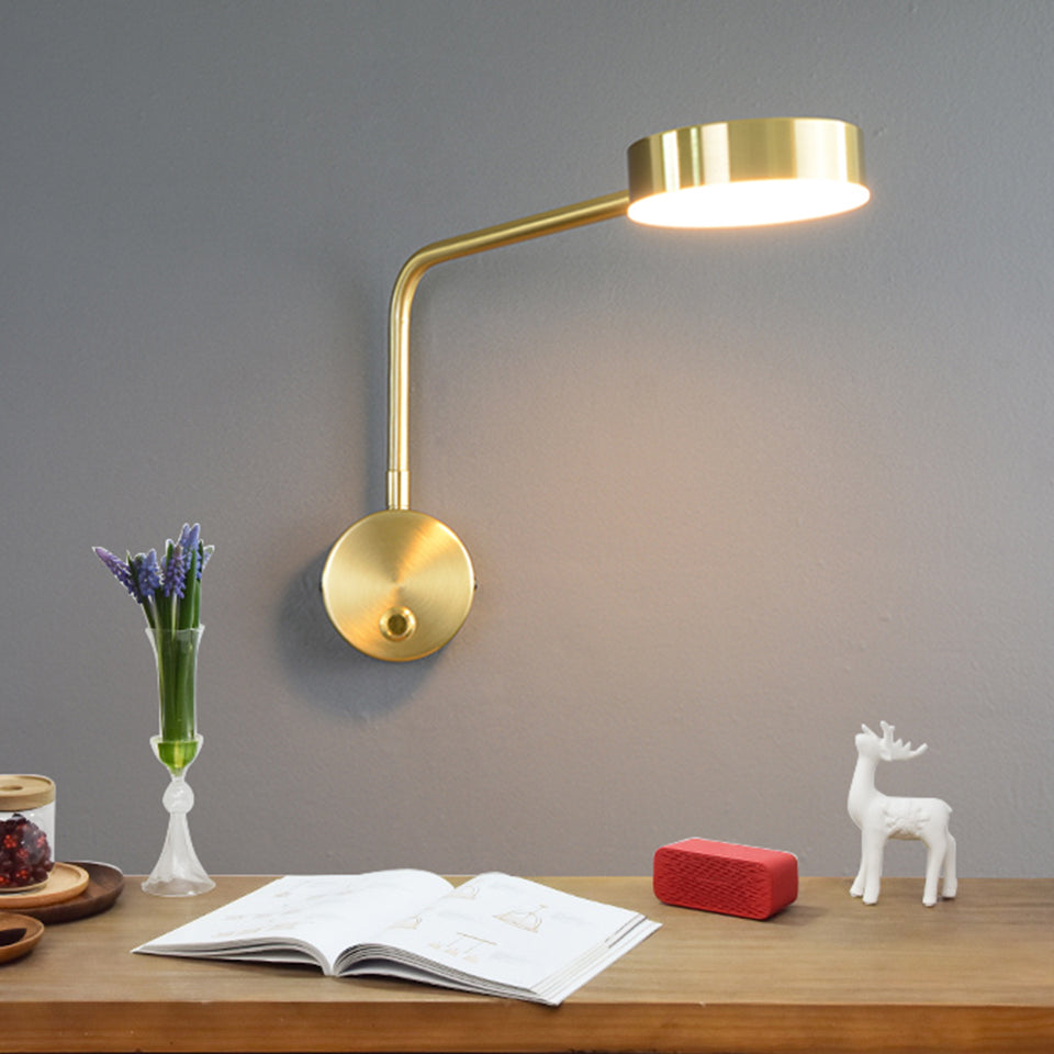 Modern minimalist einfarbige mit drehbarem LED-Wandstrahler lampe