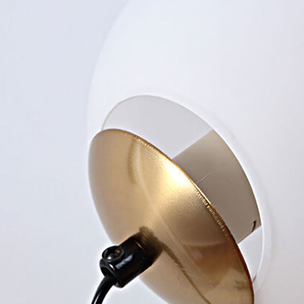 Frendorf | SpiraLume Kreative Tischlampe | Glas-Kugeldesign | Spiralfuß | Moderne Beleuchtung für Zuhause